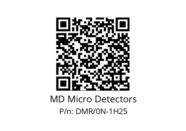   MD Micro Detectors DMR/0N-1H25