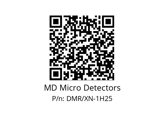   MD Micro Detectors DMR/XN-1H25