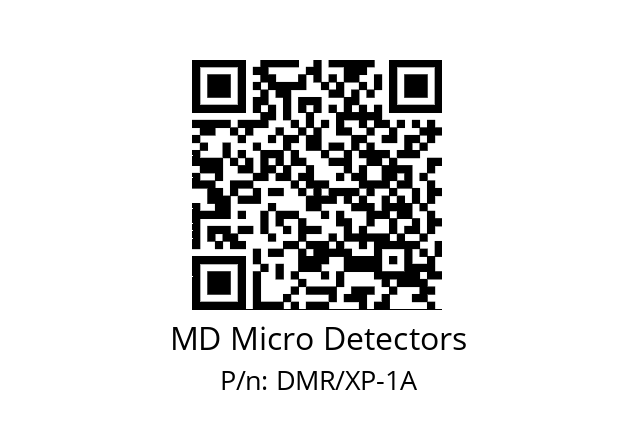   MD Micro Detectors DMR/XP-1A