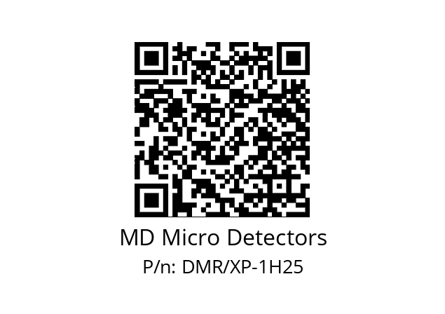   MD Micro Detectors DMR/XP-1H25