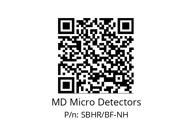   MD Micro Detectors SBHR/BF-NH