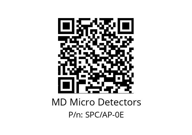   MD Micro Detectors SPC/AP-0E