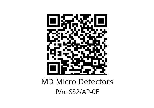   MD Micro Detectors SS2/AP-0E