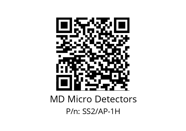   MD Micro Detectors SS2/AP-1H