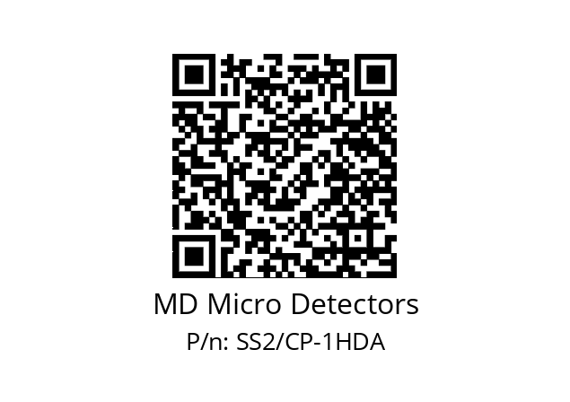   MD Micro Detectors SS2/CP-1HDA