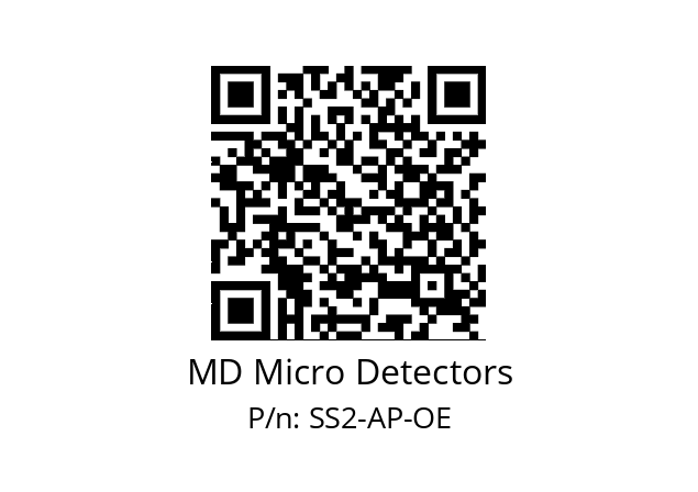   MD Micro Detectors SS2-AP-OE