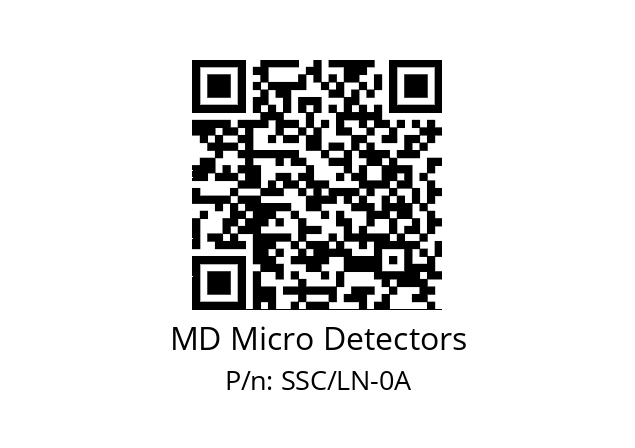   MD Micro Detectors SSC/LN-0A