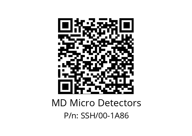   MD Micro Detectors SSH/00-1A86