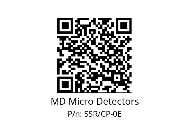   MD Micro Detectors SSR/CP-0E