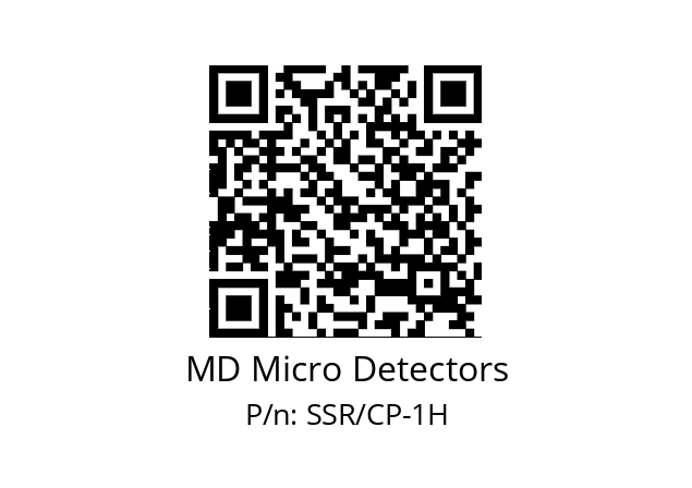   MD Micro Detectors SSR/CP-1H