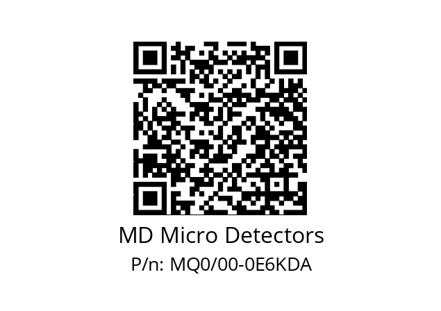   MD Micro Detectors MQ0/00-0E6KDA