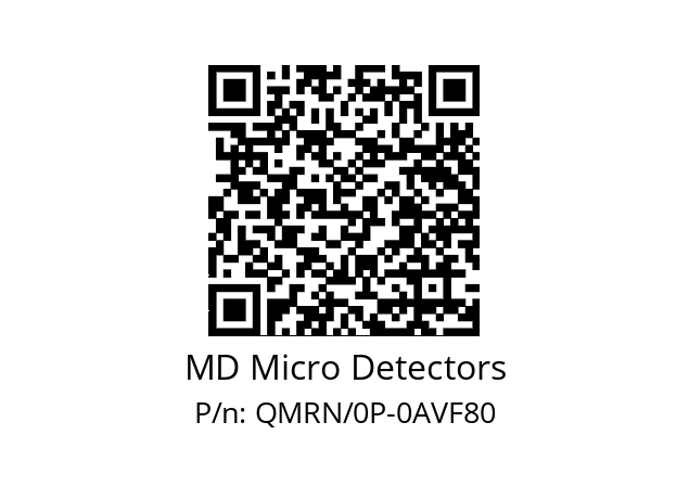   MD Micro Detectors QMRN/0P-0AVF80