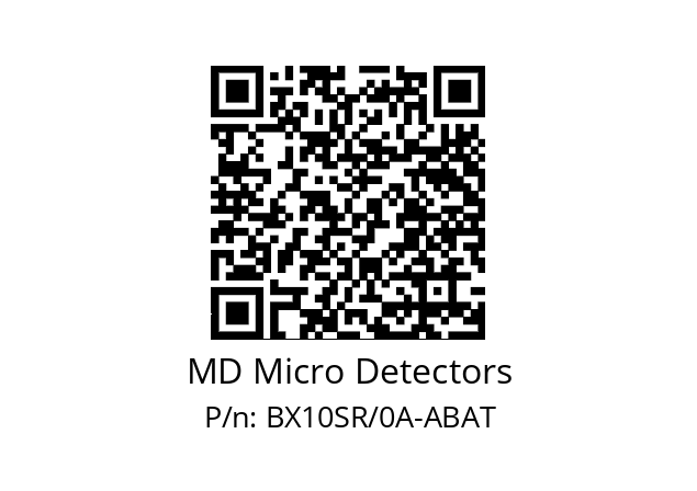   MD Micro Detectors BX10SR/0A-ABAT