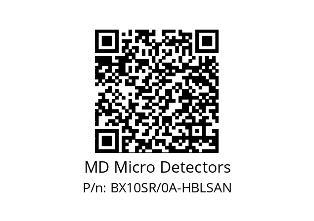   MD Micro Detectors BX10SR/0A-HBLSAN