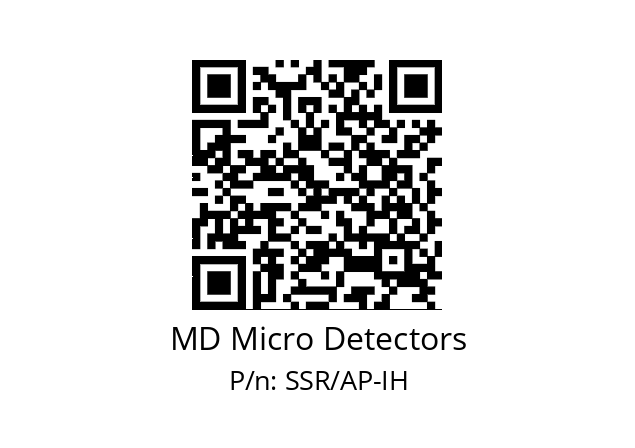   MD Micro Detectors SSR/AP-IH