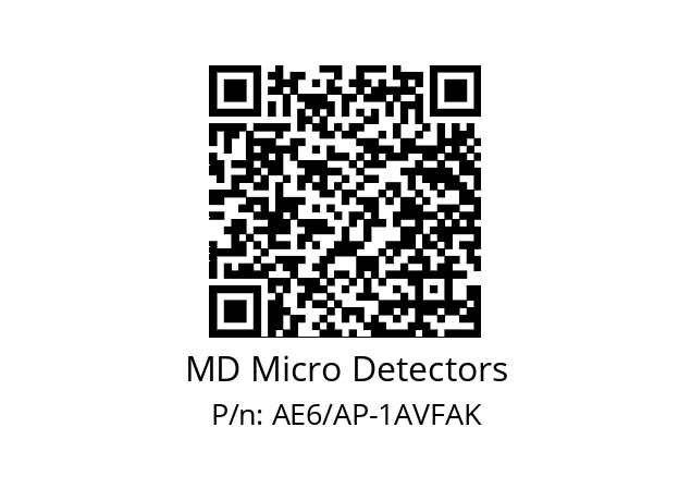   MD Micro Detectors AE6/AP-1AVFAK