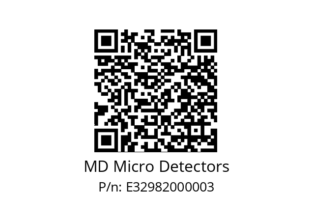   MD Micro Detectors E32982000003