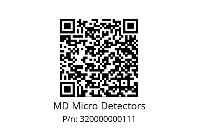   MD Micro Detectors 320000000111