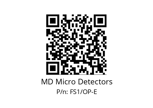   MD Micro Detectors FS1/OP-E