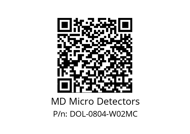   MD Micro Detectors DOL-0804-W02MC