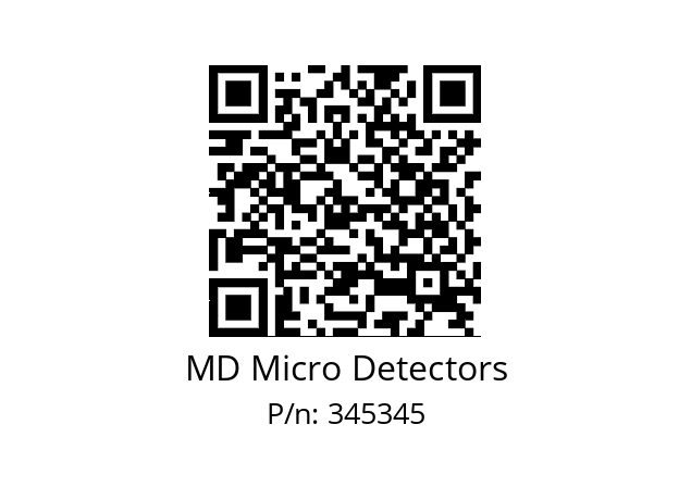   MD Micro Detectors 345345