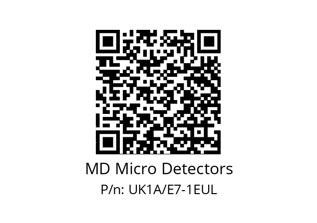   MD Micro Detectors UK1A/E7-1EUL