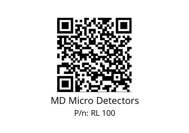   MD Micro Detectors RL 100