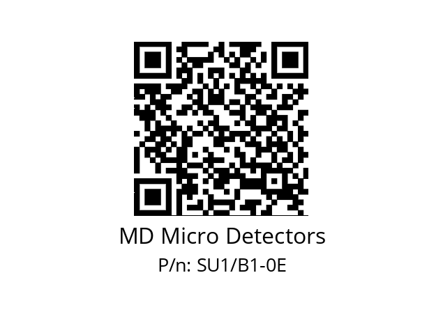   MD Micro Detectors SU1/B1-0E