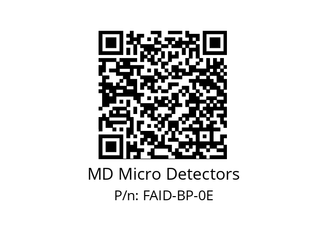   MD Micro Detectors FAID-BP-0E