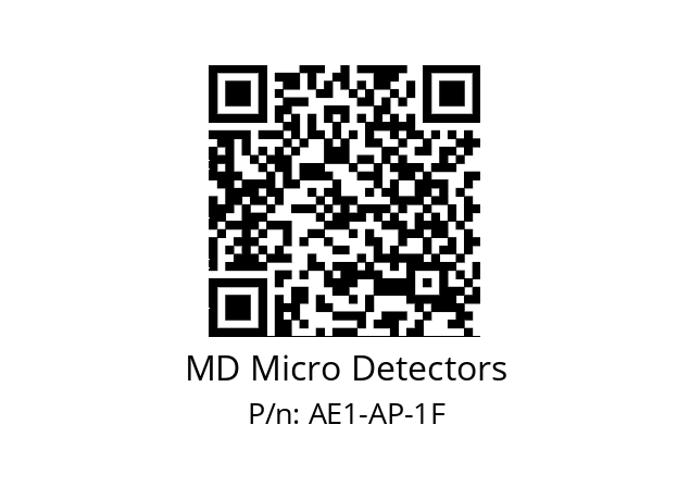   MD Micro Detectors AE1-AP-1F