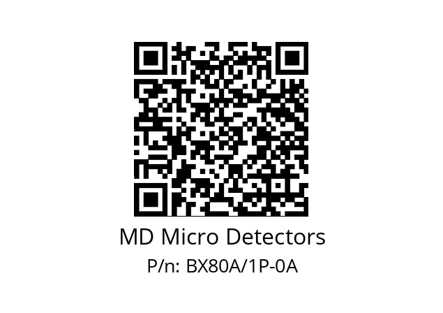   MD Micro Detectors BX80A/1P-0A