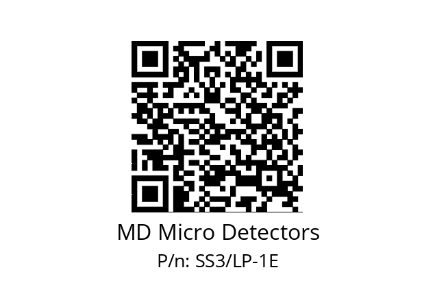   MD Micro Detectors SS3/LP-1E