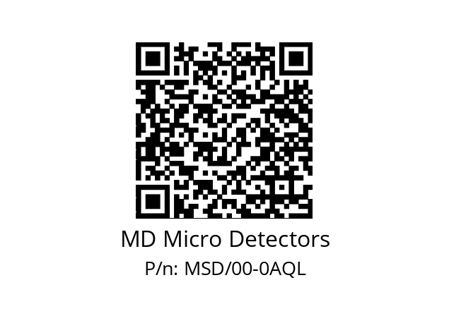   MD Micro Detectors MSD/00-0AQL