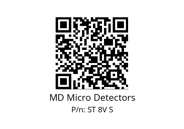   MD Micro Detectors ST 8V S