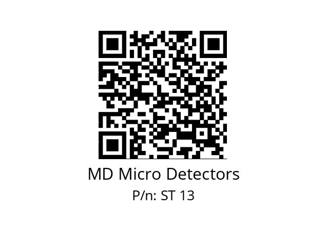   MD Micro Detectors ST 13