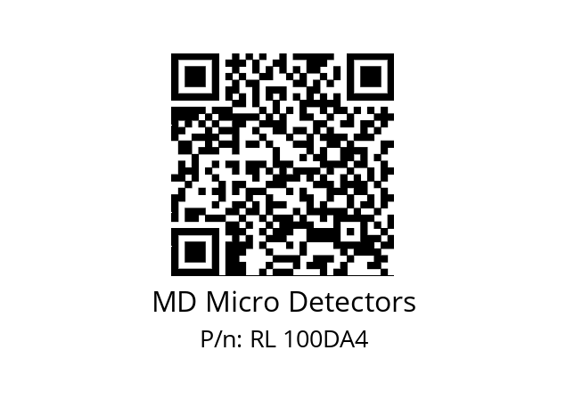   MD Micro Detectors RL 100DA4