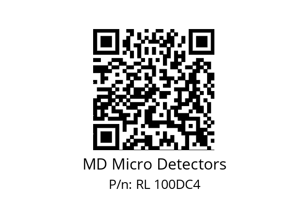   MD Micro Detectors RL 100DC4