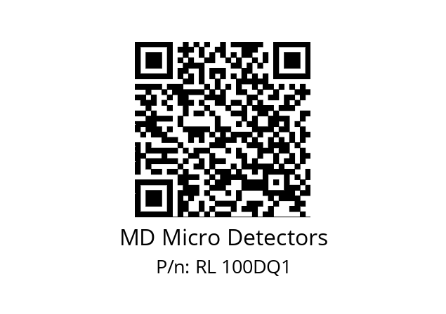   MD Micro Detectors RL 100DQ1