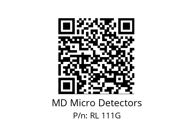   MD Micro Detectors RL 111G