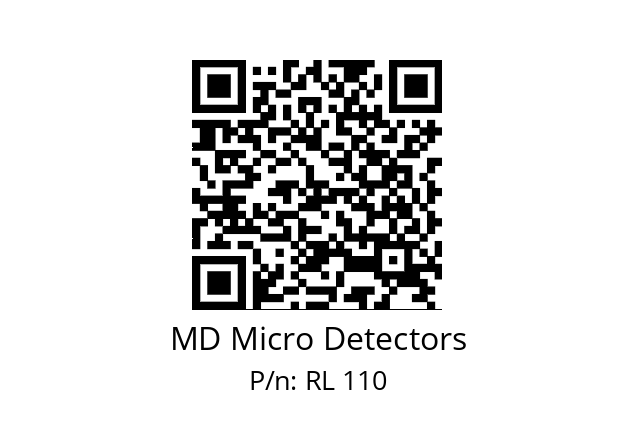   MD Micro Detectors RL 110