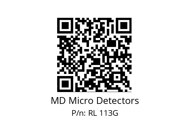   MD Micro Detectors RL 113G