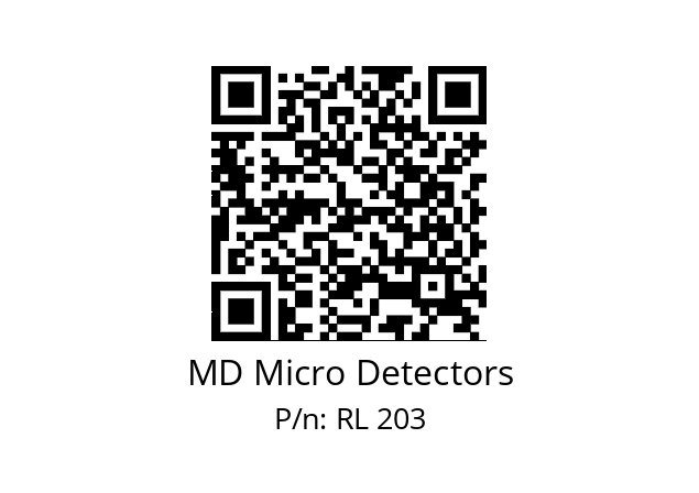   MD Micro Detectors RL 203