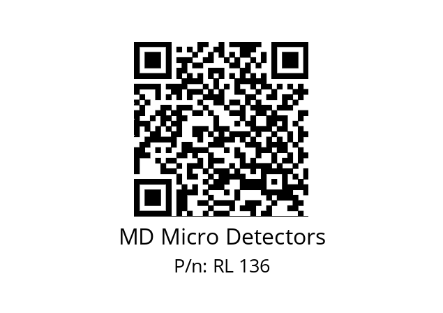   MD Micro Detectors RL 136