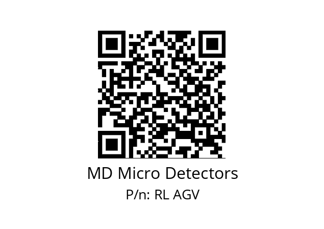   MD Micro Detectors RL AGV