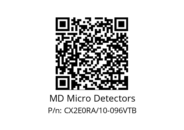   MD Micro Detectors CX2E0RA/10-096VTB