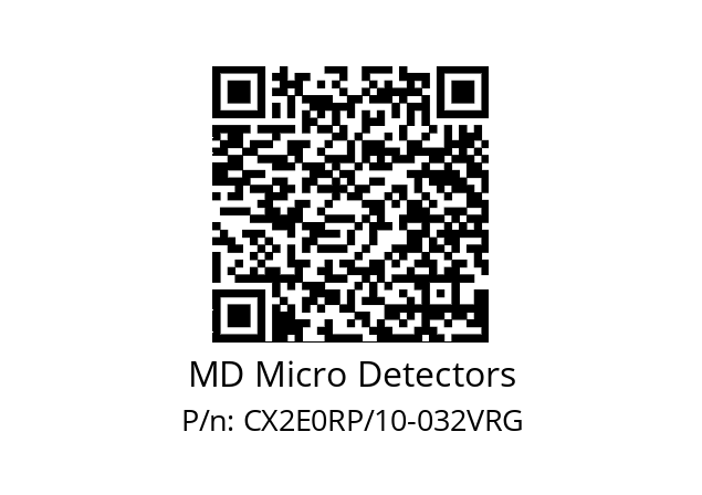   MD Micro Detectors CX2E0RP/10-032VRG