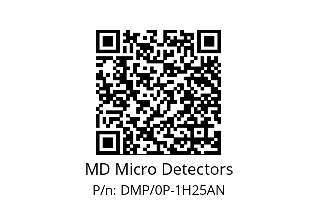   MD Micro Detectors DMP/0P-1H25AN