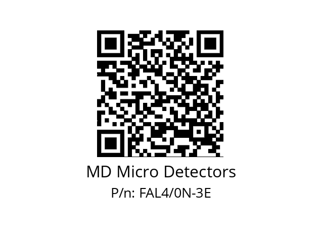   MD Micro Detectors FAL4/0N-3E