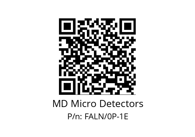   MD Micro Detectors FALN/0P-1E