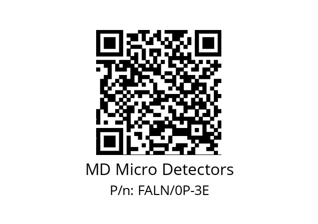   MD Micro Detectors FALN/0P-3E